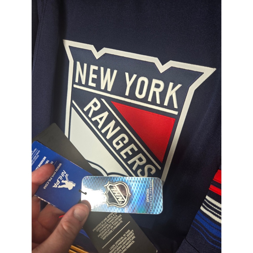 New York Rangers Fanatics Premium Panarin Alt Jersey Size 52 - Picture 2 of 6